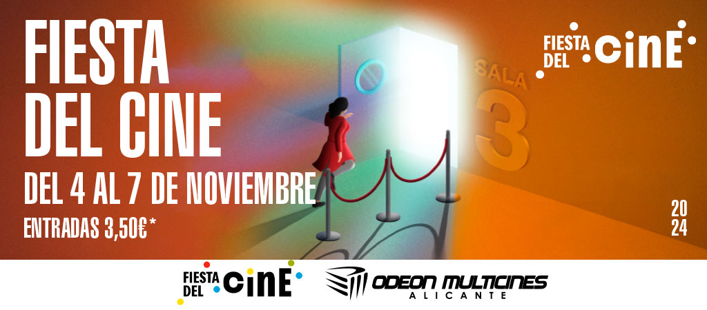 ¡Prepárate para la Fiesta del Cine en The Outlet Stores Alicante!

Del 4 al 7 de noviembre, en Odeon Multicines vas a poder disfrutar de tus películas favoritas por solo 3,50€ la entrada. Sí, has leído bien, ¡todas las películas de la cartelera a un precio increíble durante estos cuatro días!

Para aprovechar esta oferta, simplemente visita las taquillas de Odeon Multicines para comprar tus entradas o resérvalas a través de la web. No hay requisitos adicionales, solo la pasión por el cine.

Toda la información a través de la web oficial www.fiestadelcine.com.

¡Te esperamos para disfrutar juntos de la magia del cine!